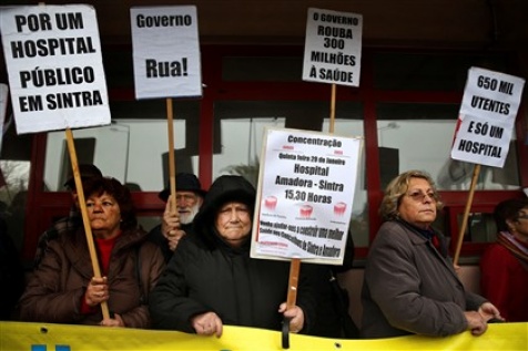 A 29 de janeiro os utentes do Hospital Amadora-Sintra protestaram contra a falta de condições da unidade. O protesto foi convocado pelas Comissão de Utentes de Saúde do Concelho de Sintra e Comissão de Utentes da Saúde da Amadora 